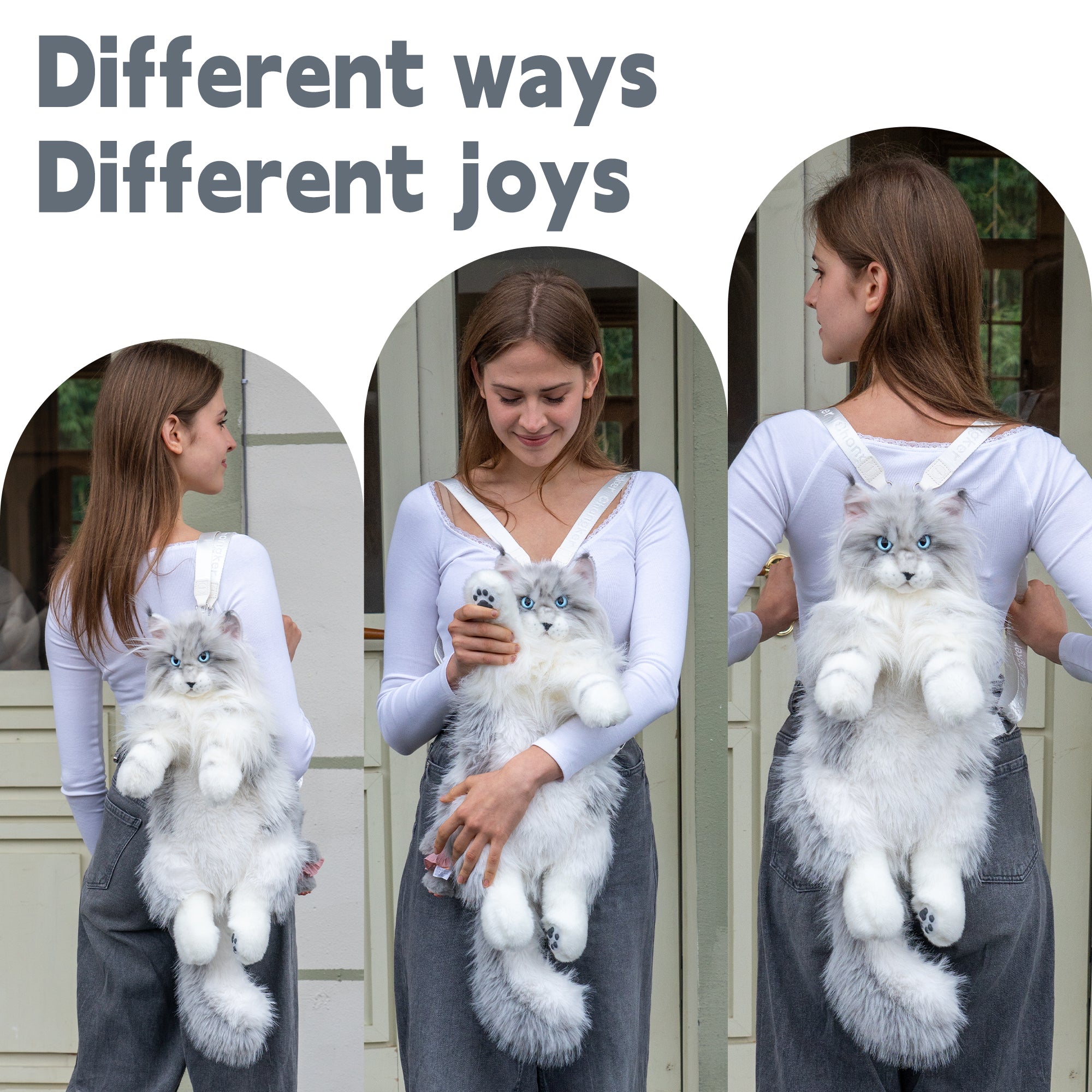 Silver Maine Coon Backpack